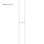 1M Nikkel Belagt stål strip 8mm / 0,15mm - Billede 2