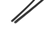 1M Fiberglas ledning beskytter sleeve, Sort
