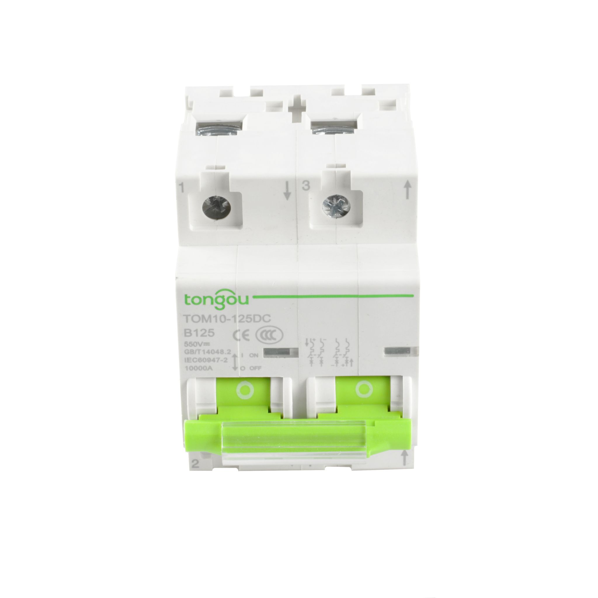 Automatsikring DC 2P 125A Kurve B