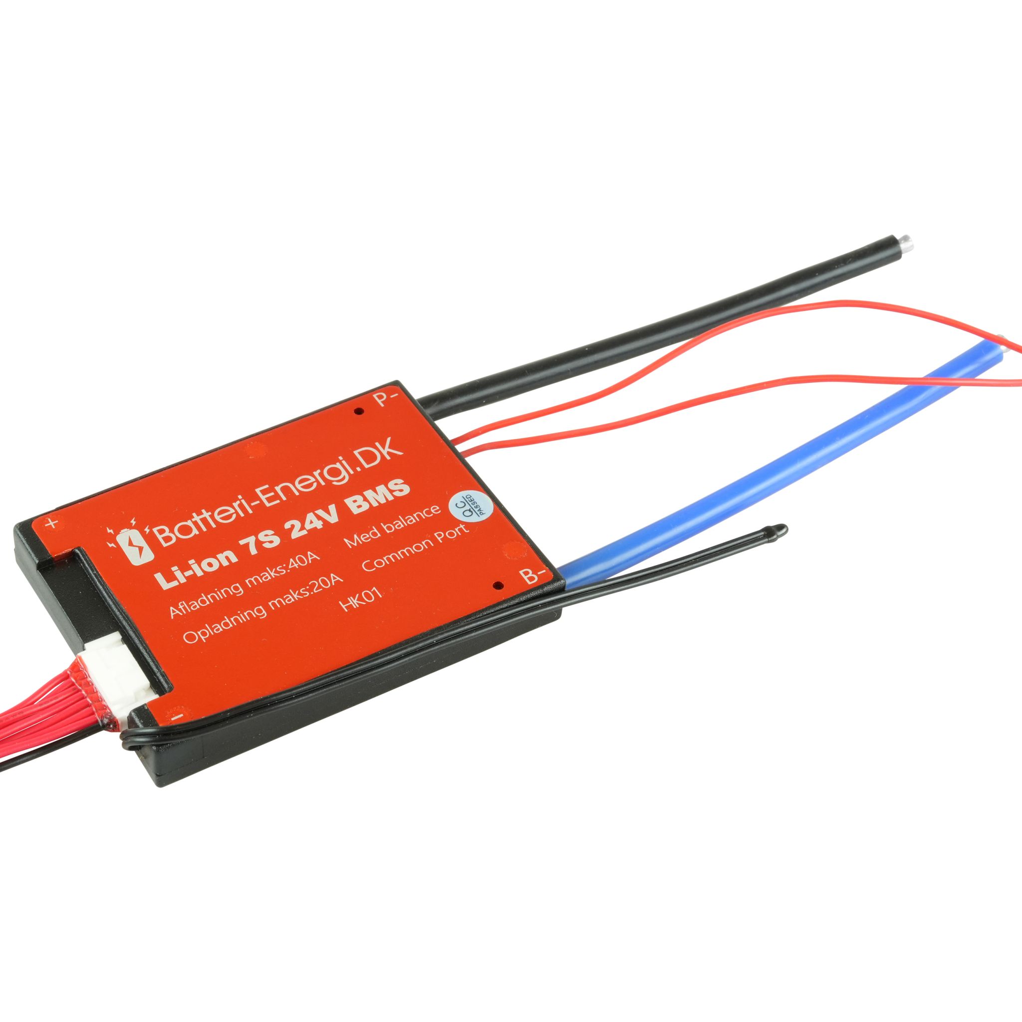 BMS 7S 40A Li-ionLi-Po 24V m tændsluk
