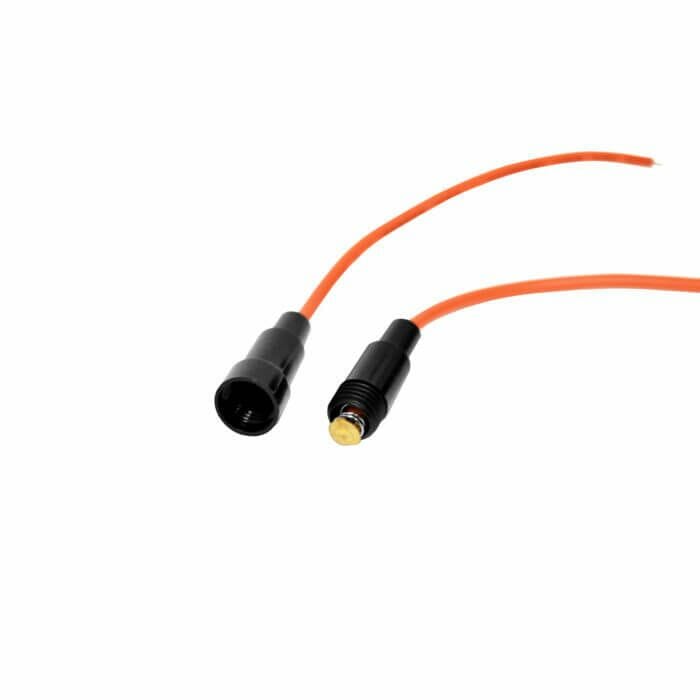 Sikringsholder til glassikringer med ledninger 5x20mm