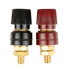 Stolpeterminal 8mm - Post Connector Terminal Kit (Rød og Sort)