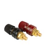 Stolpeterminal 8mm - Post Connector Terminal Kit (Rød og Sort) - Billede 2